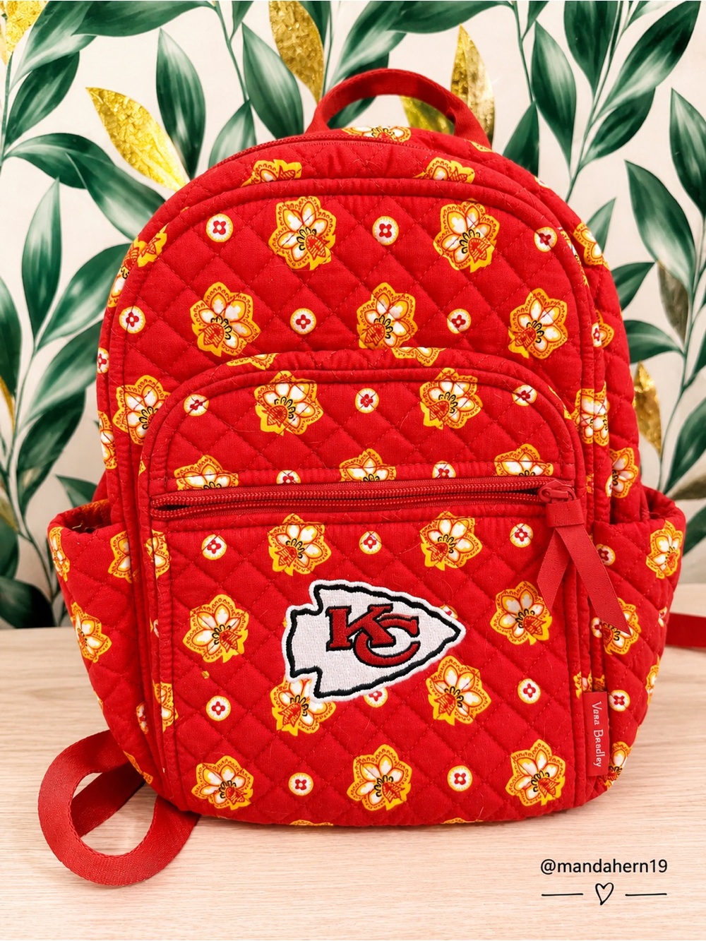Vera Bradley Kansas City Chiefs Mini Backpack